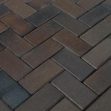 Pflasterklinker Titan 20x10x4,5 cm braun-anthrazit Klinkerpflaster