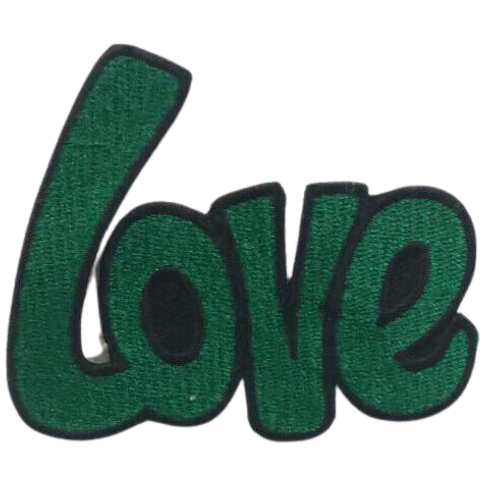 Eco-Friendly Green Art Embroidered Iron-On or Sew-On Patch