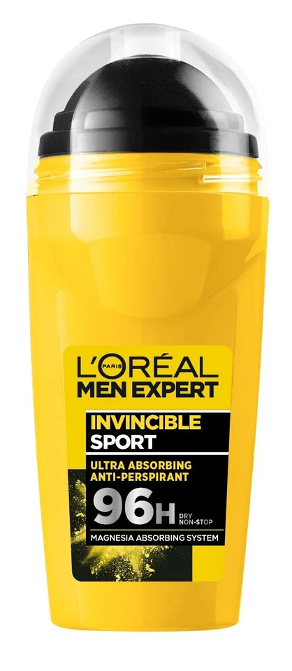 10 L'OREAL MEN EXPERT Invincible Sport XXL Roll On 96h Anti-Perspirant Deodorant - Image 2 of 4