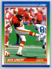 1990 Score #372 Nick Lowery