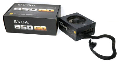 EVGA 519336 850 GQ, 80+ GOLD 850W, Halbmodular, EVGA ECO Mode, Schwarz