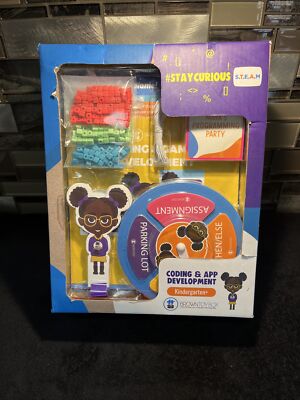 Brown Toy Box: Binary Coding & App Development (S.T.E.A.M.) Kit (w/ Maya), NIB