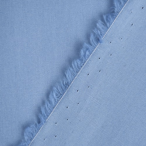 Kreativstoff Baumwollstoff Fahnentuch einfarbig hell jeansblau 1,45m Breite - Bild 4 von 4
