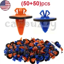 100x Front Fender Hood Outside Moulding Clip for Toyota 75495-35010 75397-35010