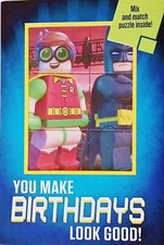 Lego Batman Birthday Greeting Card  puzzle