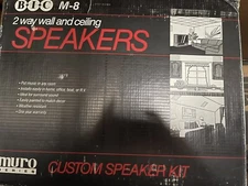 BIC America M-8 In Wall Speakers New