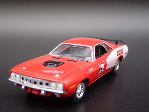 1971 71 PLYMOUTH Cuda Hemi Lunati Voodoo 1:64 Escala Diorama Modelo Fundido Car - Imagen 6 de 7