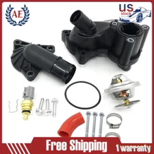 Thermostat & Housing Kit w/ Installation Kit For 05-10 Ford Mustang V6 4.0L