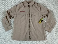 New 2011 BSA Fully Vented Ladies L Boy Scout Uniform LS Shirt Soft Polyester NWT