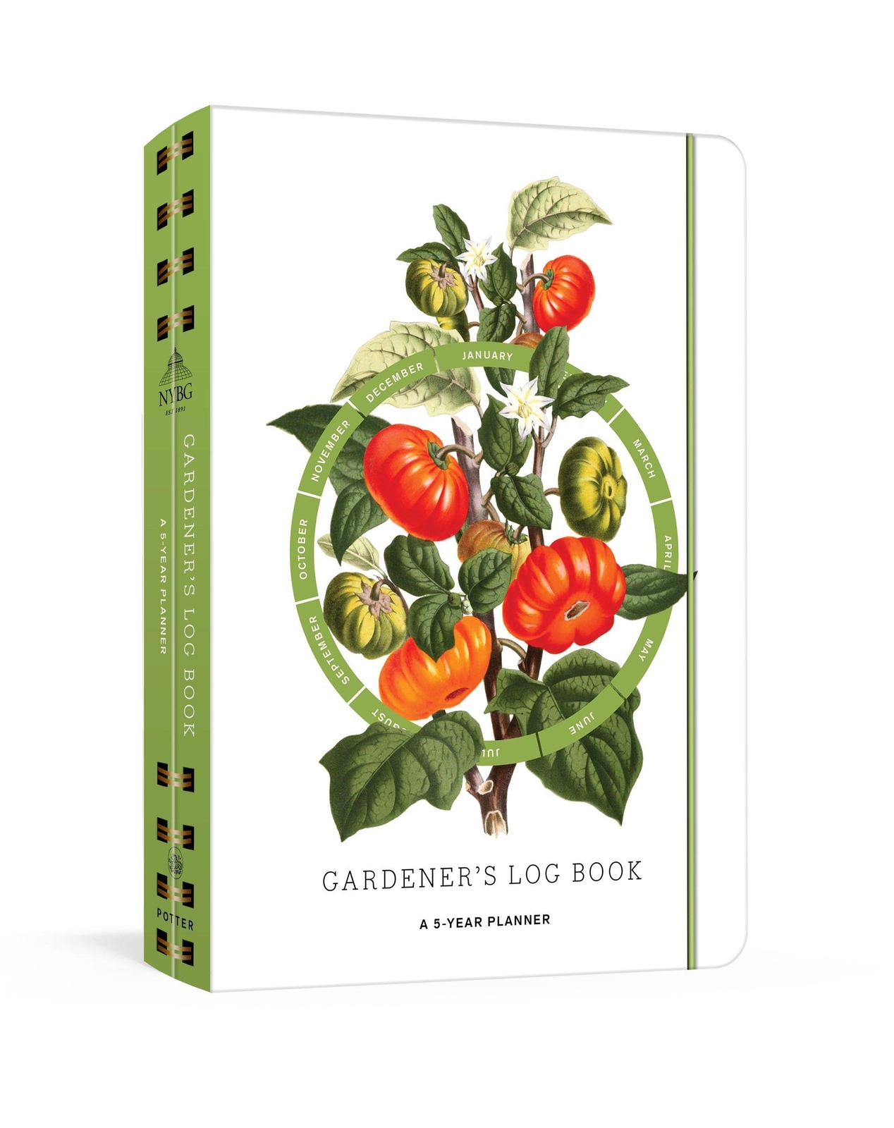 Thumbnail - Gardener's Log Book: A 5-year Planner | The York Botanical Garden |