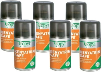 Copyr - KENYATRIN SAFE - Insetticida contro insetti volanti - 6pz X 250ml