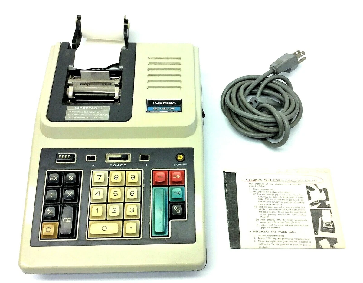 Toshiba Vintage Calculator for sale | eBay