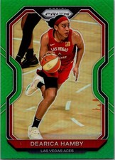 Dearica Hamby 2021 Panini Prizm WNBA Prizms Green Las Vegas Aces #43