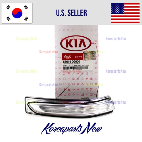 View Mirror Turn Signal Lens Left DRIVER⭐OEM⭐ 87614D9000 for Sportage 2017-2022