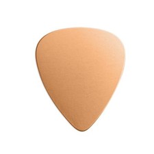 ImpressArt Guitar Pick, 1 1/2", Copper, Premium Metal Stamping Discs, 24 pc