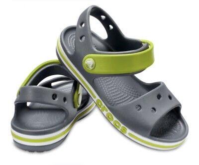 Crocs Little Kids Bayaband Sandals Water Shoes C5 Charcoal  display picture 3