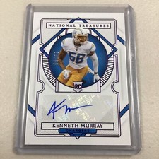 2020 National Treasures Signatures Purple /50 Kenneth Murray #131 Rookie Auto RC