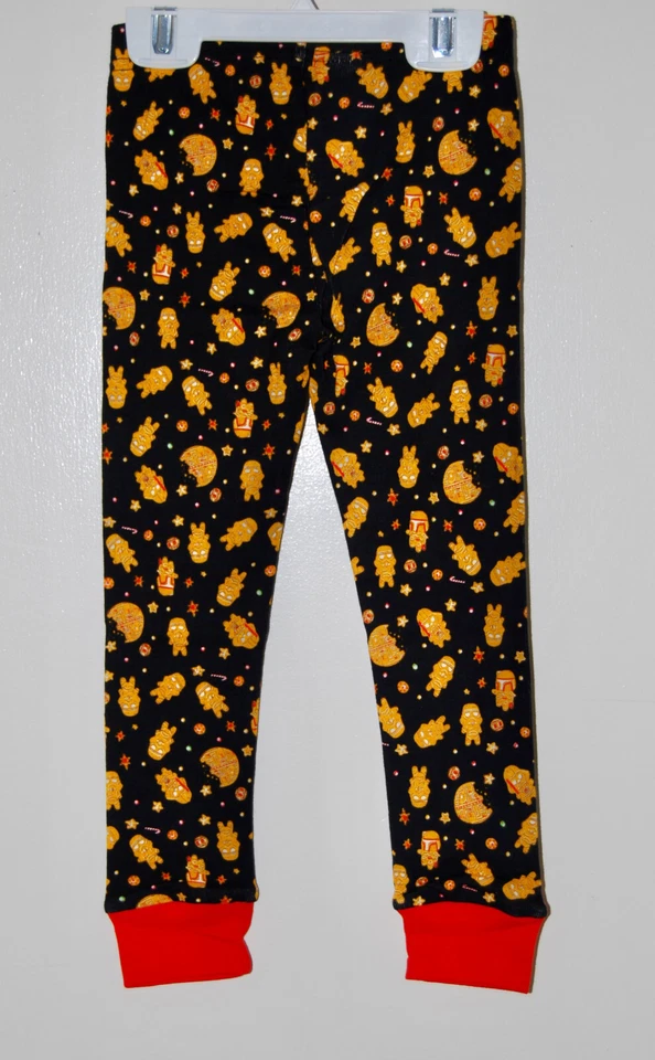 Nuevo con etiquetas Juego de pijama de vacaciones rojo negro Star Wars de cebra manchada 3 piezas talla 3T Foto 4 de 4