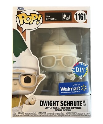 Funko Pop! #1161 The Office Dwight Schrute as Elf DIY Walmart