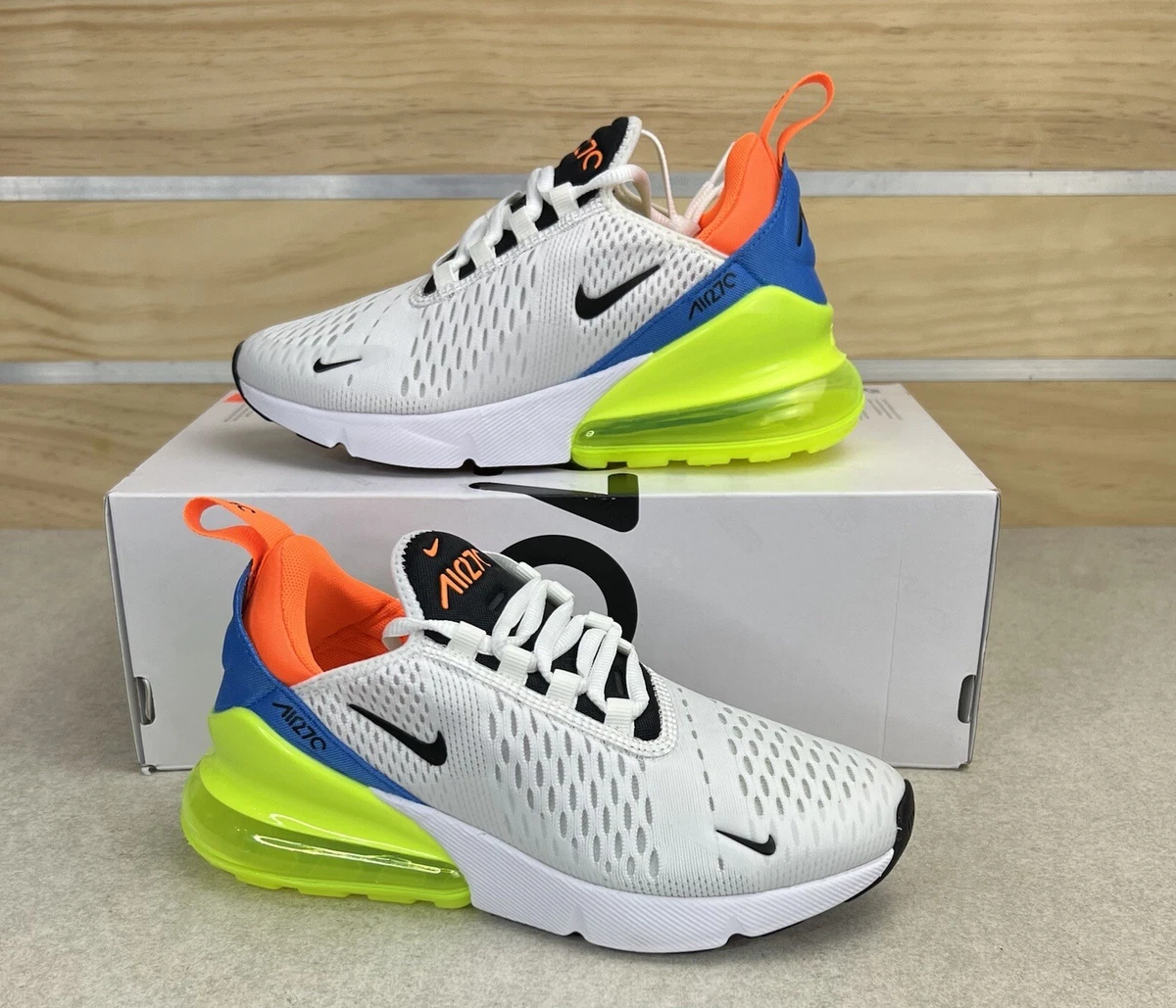 Nike Air Max 270 White Black Photo Blue