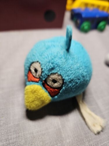 Angry Birds Blue Jay 4" Plush Stuffed Animal- Finger Puppet - Afbeelding 1 van 6