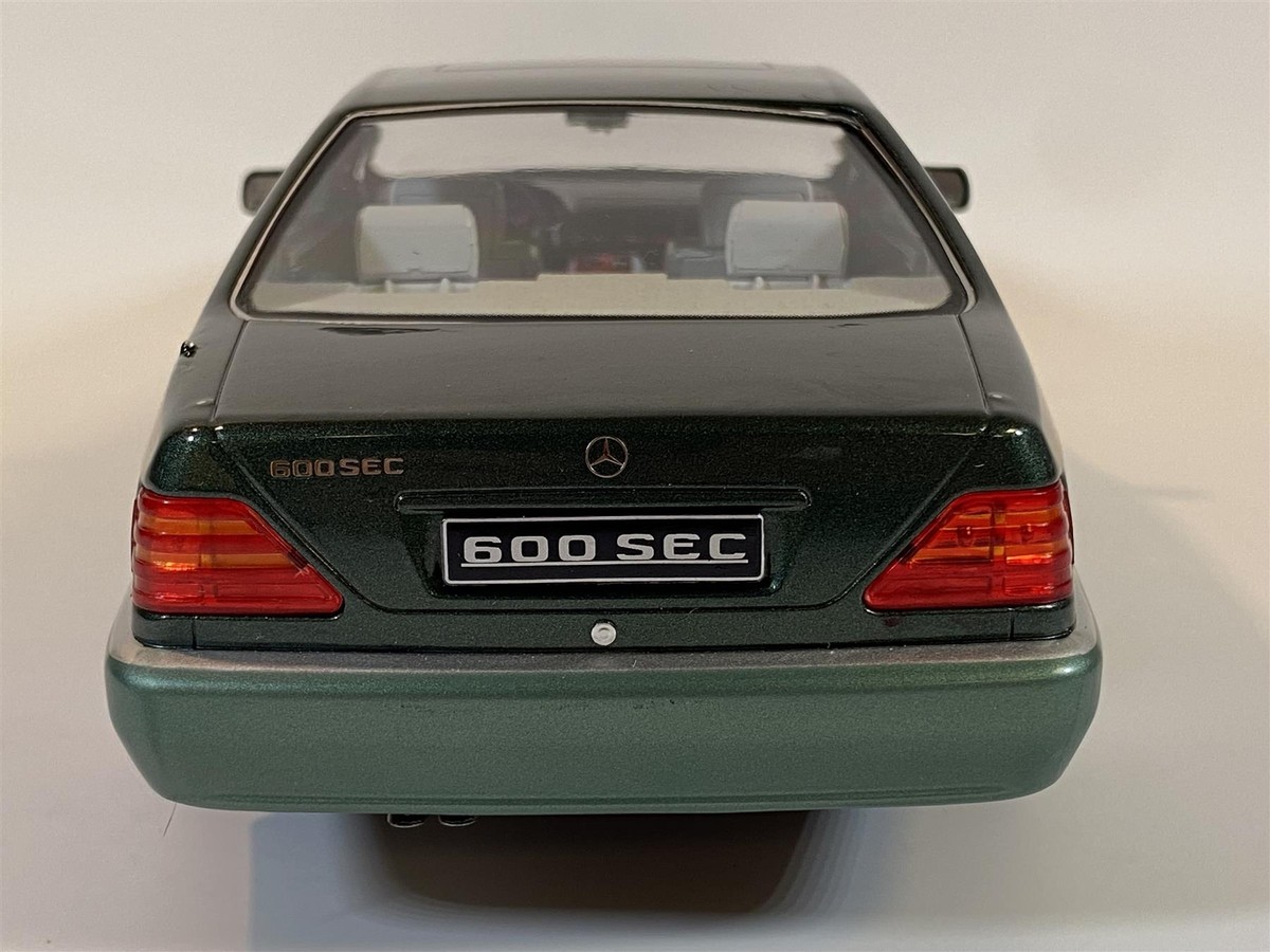 1992 Mercedes Benz 600 SEC Green Metallic 1:18 Scale KK Scale