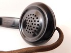 Antique Western Electric F1 Handset w/Cloth Cord 45" Long Tested Working in VGC — photo 2