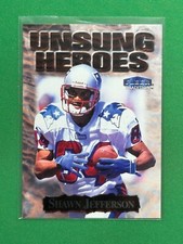 1999 Fleer Tradition Football Shawn Jefferson #17 of 30 UH Unsung Heroes