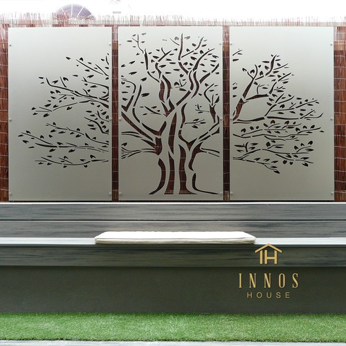 Tree of Life Triptych DIY Decorative Screens Indoor / Outdoor Garden