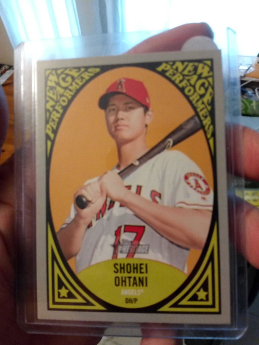 1D--2019 TOPPS HERITAGE BASEBALL SHOHEI OHTANI NEW AGE