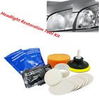 Car Headlight Cover Cleaning Restore Lens Headlight Repair Polishing Tool Kit