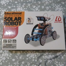Lucky Doug Solar Robot Kit 12-in-1 Science STEM Toys Kids Aged 8 And Older
