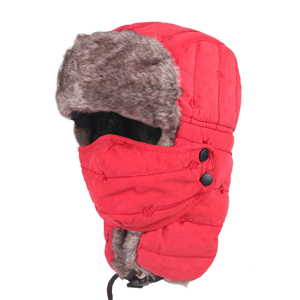 Warm Winter Hat For Ushanka Russian Ski Hunting Hat With Earflaps warm-winter-hat-for-ushanka-russian-ski-hunting-hat-with-earflaps