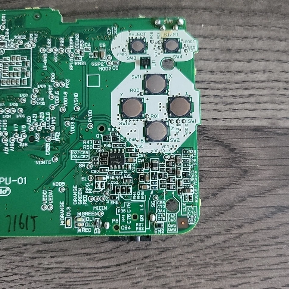 Placa madre de repuesto original Nintendo DS NTR-001 NTR-CPU-01 - probada y funciona Foto 4 de 4