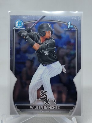 2023 Bowman Chrome Wilber Sanchez #BCP-6  1st Bowman Chicago White Sox E4D