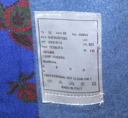 Stile Latino x Attolini Solid Blue 100% Cashmere Two Button Sport Coat 42R - Picture 13 of 14
