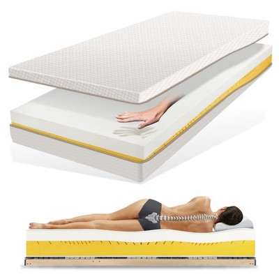 Viscomaxx 900 Premium Visco Schaum Matratze Thermo Memory Foam 9-Zonen ortho.