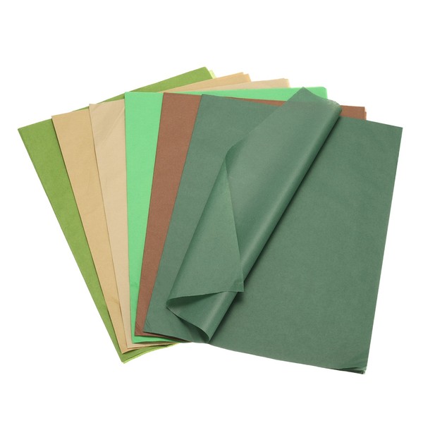 FüR 90 Blatt Buntes Tissue-Papier, 19,7X13,8 Cm, 6 Farben-image