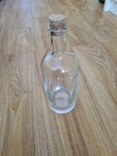 Glass Bottle With Cork Stopper