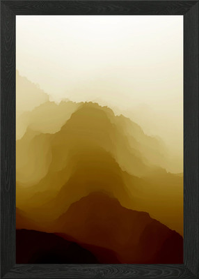 Schöne Berge 6 gerahmte Wandbilder Poster Leinwanddruck Bild