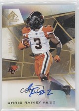 2021 SP Game Used Edition CFL Auto Gold 36/115 Chris Rainey #A-CR Auto 6kv