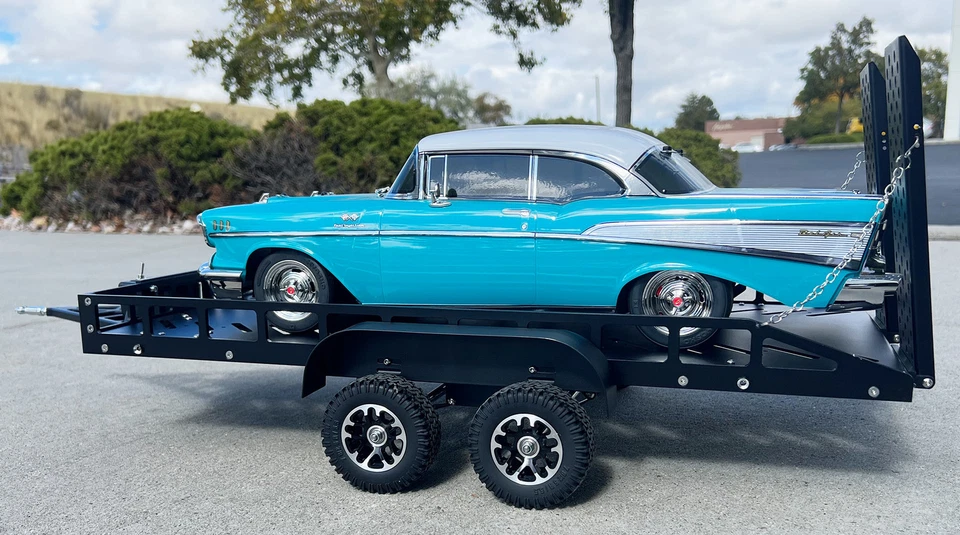 Bold RC 1/10 Scale Black Full Metal Trailer with LED Lights BOL5000 - Image 2 of 2