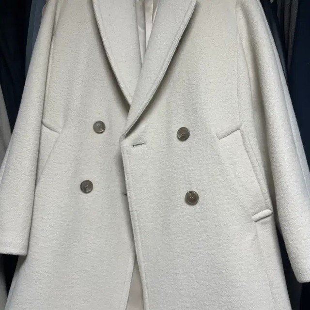 Sweet Soup Ivory Double Button Coat Size 55