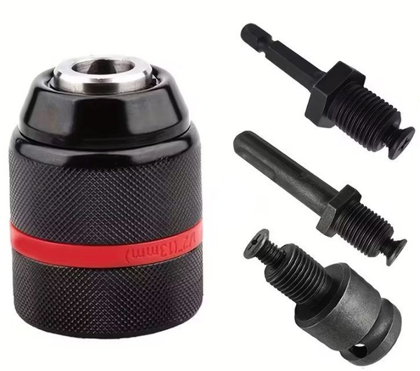 Schnellspannbohrfutter Set Sds-Plus Adapter Bohrfutter FüR Bohrmaschine 1.5-13Mm-image