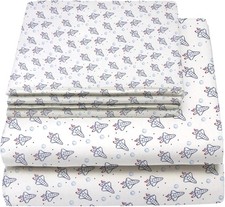 Twin Sheets Set Kids Boys/Girls, Bed Sheets Kids, Cute Bed Sheet, Includes Flat,