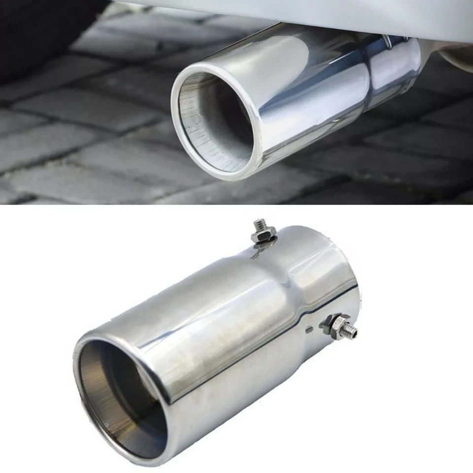 For Nissan Sentra Cabstar 2PCS Exhaust Pipe Tail Muffler Tip Throat Tailpipe Foto 2 de 4