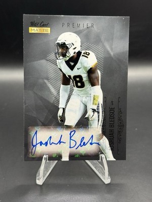 2021 Wild Card Matte Premier NE Patriots Rookie Joshuah Bledsoe