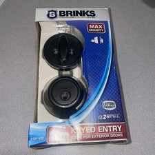 BRINKS Keyed Entry Ideal For Exterior Doors Matte Black Deadbolt Max Security