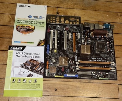 ASUS P5W DH Deluxe LGA775 Motherboard UNTESTED AS IS SEE PICS  I/O Shield