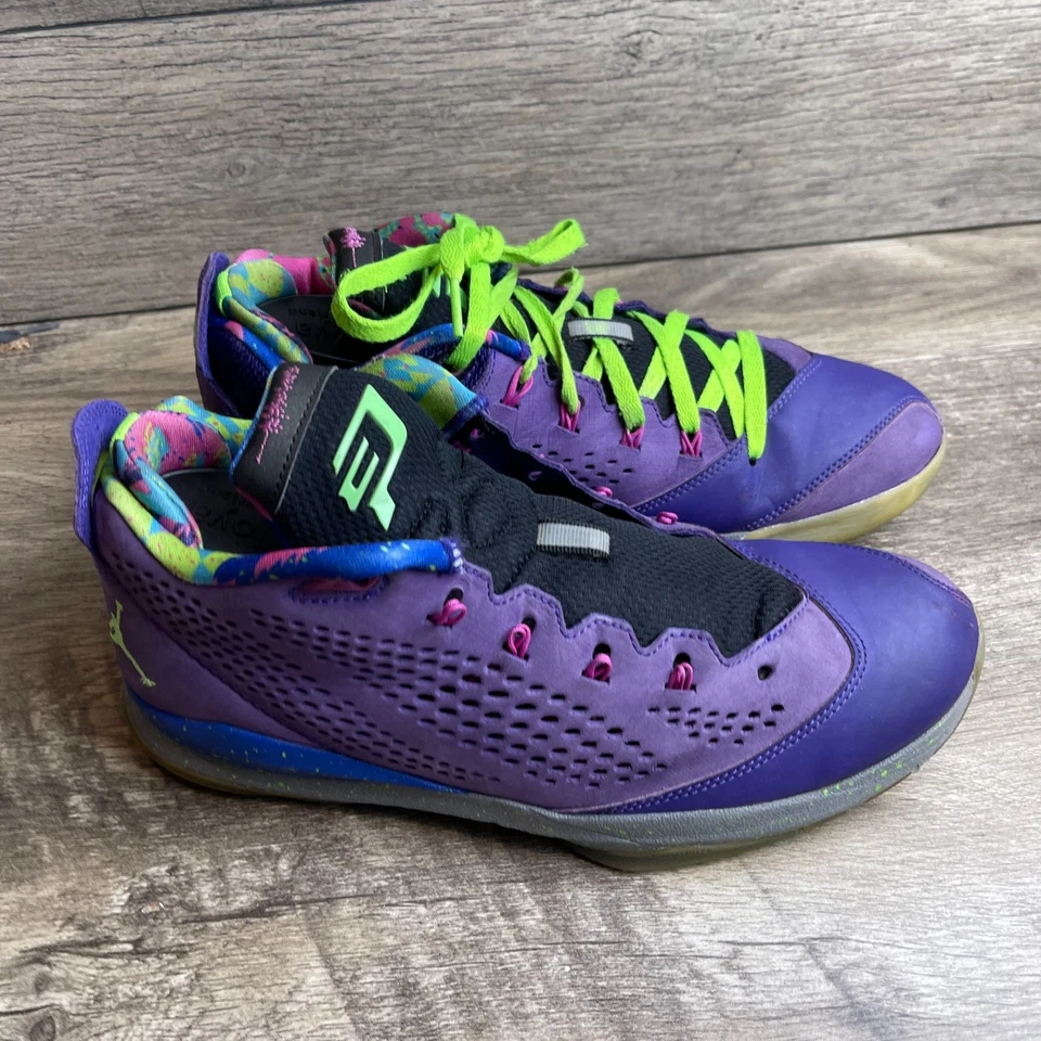 Air Jordan CP3.VII 616805-506 Para hombres 11 Zapatos de Baloncesto Cancha Púrpura Tenis Foto 4 de 4